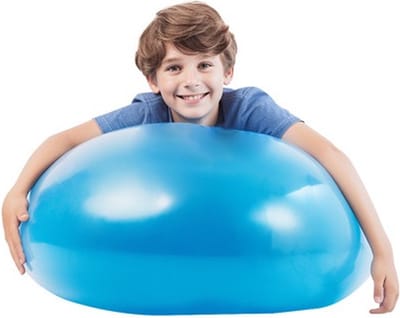 Mega ball paars - herbruikbare grote bal - geschikt voor water en lucht