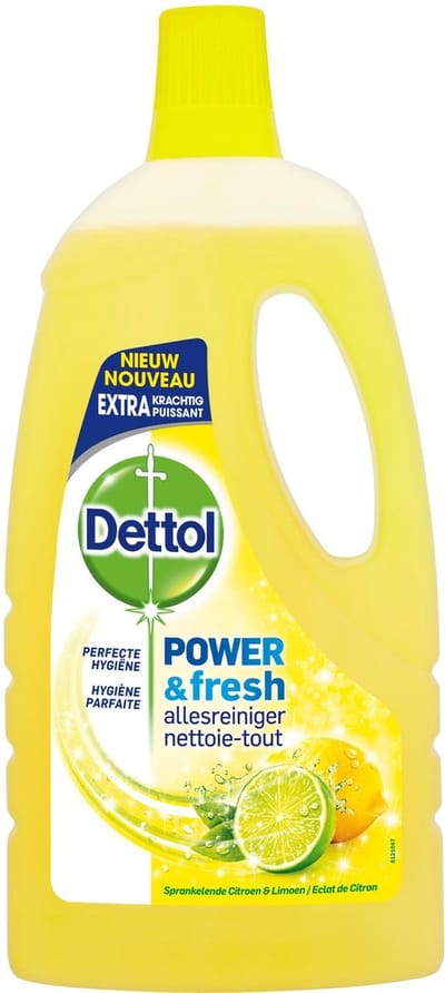 Dettol Power & Fresh Citrus - 6 x 1 L - Allesreiniger - Voordeelverpakking