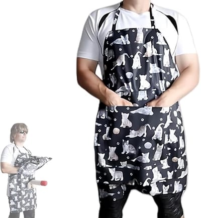 Oneay Schorten met een grappige kokslook, creatief ontworpen schorten met een verrassing in de zakken, leuke schorten met verborgen verrassingen, perfecte cadeaus voor de feestdagen.