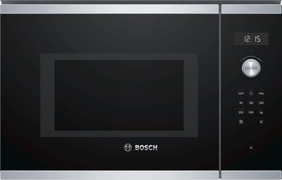 Bosch BFL554MS0 - Serie 6 - Inbouwmagnetron- Eenvoudig te reinigen: hydrolyse - 25 l - 900 W - RVS