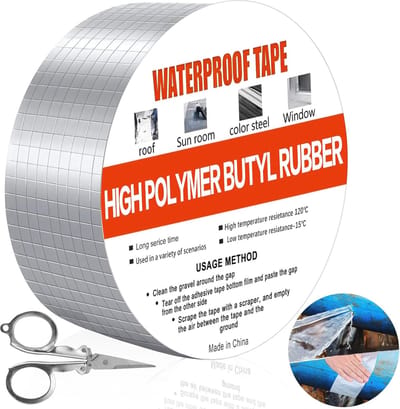 Waterdichte afdichtingstape 5 cm x 5 m - Butylband voor daklekkage en scheuren