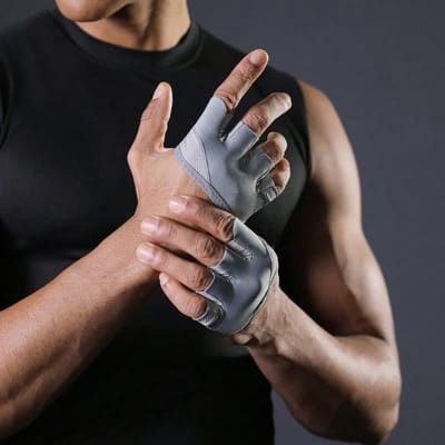 1 Paar Unisex Lichtgewicht Vier-Vinger Trainingshandschoenen & Trainings Gym Accessoires, Sport, Gym, Thuistraining, Dames Gymhandschoenen, Bokshandschoenen roze