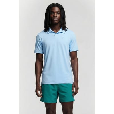 Arena Men's Poloshirt Solid Aqua-navy Maat: S | Zwembroeken Outlet | Heren | Blauw