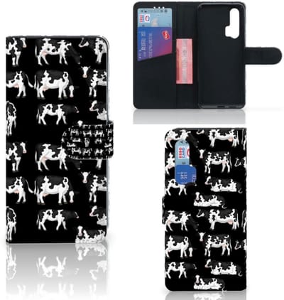 Honor 20 Pro Telefoonhoesje met Pasjes Koetjes