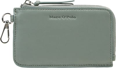 Marc O'Polo Leren Portemonnee Florica Zip Wallet Deep Lake Green Blauwgrijs