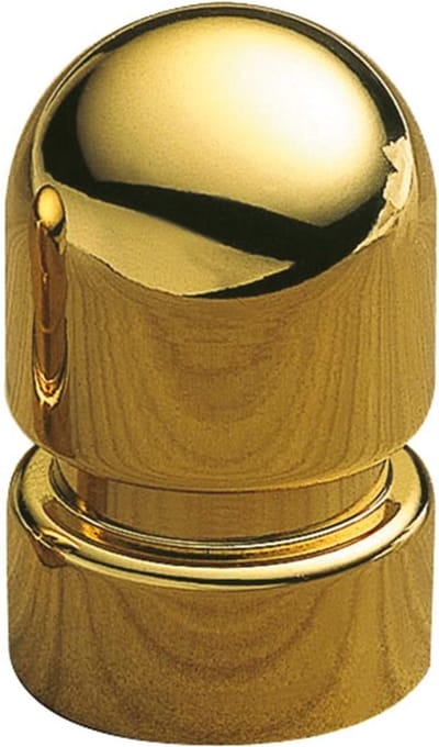 AMIG Meubelknop Kastknop – rond Ø18mm – 30mm hoog - Messing - Goud
