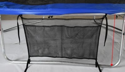 Schoenentas voor Trampoline - 90x45 cm - Zwart - Viking Sports