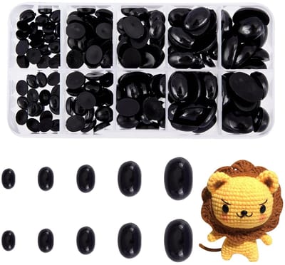 Store_7 - Neus Ogen - Veiligheid Ogen - 180 stuks - Diverse Maten - Dier Craft Ogen - Perfect voor DIY Knutselen