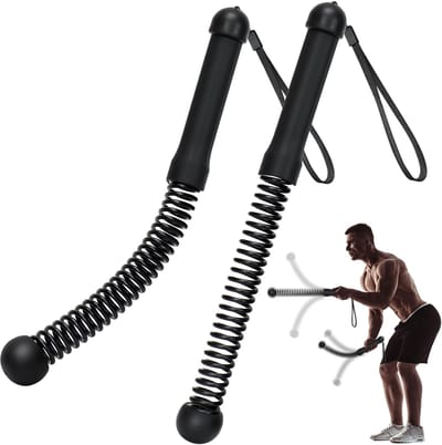 Verbeterde verzwaarde snoerloze gevechtskoord-2 stuks-thuisgym-HIIT-krachttraining-stille draagbare sportkoord-multifunctioneel-voor mannen en vrouwen