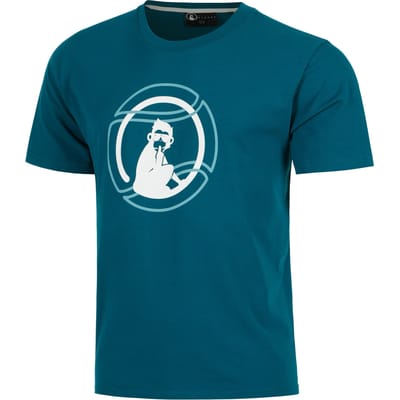 Quiet Please Create Bracket T-shirt Heren-Petrolblauw,Veelkleurig