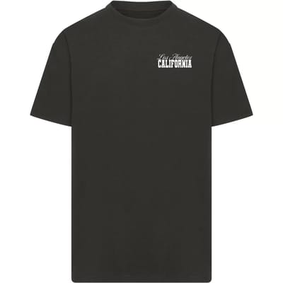 Mister Tee - California Hibiskus Heavy Oversize Heren Tshirt - XXL - Zwart