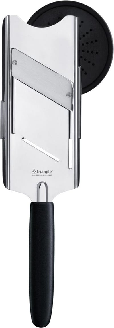 Triangle Professionele Truffelschaaf – RVS 15 cm – Zwart Kunststof Heft