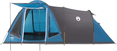 Familietent 5 Personen - Koepeltent Tunnel - Kamperen en Outdoor - Waterdicht 3000mm - 510x280x200 cm - Blauw