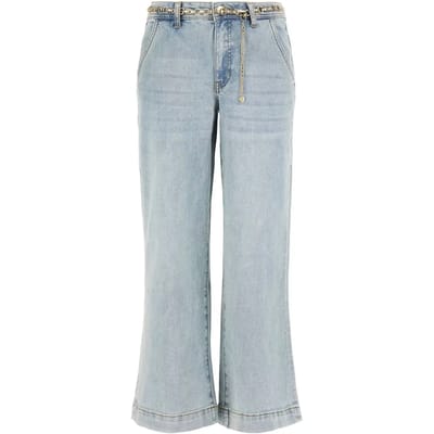 Dames crop jeans met wijde pijpen Guess Zoya