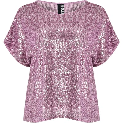 Vrouwelijke sequins blouse Mat Fashion
