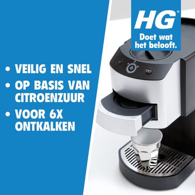 HG Koffiemachine Ontkalker Citroenzuur - 6 x 500 ml - Voordeelverpakking