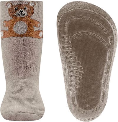 Ewers Antislipsok - Knuffelbeer Bruin - Ecru/Beige-29/30