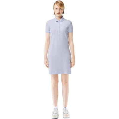 Lacoste Polojurk met kraag voor dames (Lichtblauw)