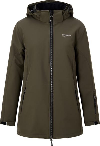 Nordberg Olla Softshell Outdoorjas - Dames - Army - Maat L