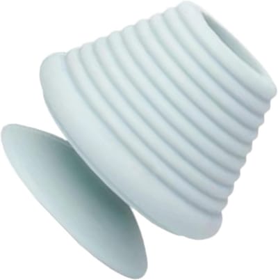 Afvoerstop Gootsteen - Doucheplug Badkuip - Voorkomt Waterlekkage - Goede Afdichting - 5 x 5 cm - Lichtblauw