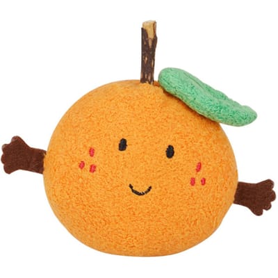 Hondentandjes Speeltjes Leuk Interactief Bijtbestendig Schattig Oranje Vormig Huisdier Kauwspeeltjes voor Honden Puppy's orange