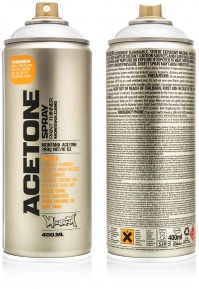 Montana TECH Aceton T5100 Reiniger & Verdunner in Spuitbus 400ml