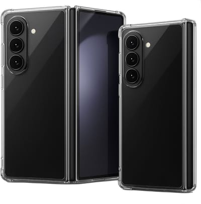 TechNow Hoesje geschikt voor Samsung Galaxy Z Fold 7 Hoesje Screenprotector - Extreme Shock Case – Case Transparant