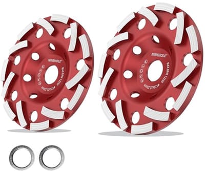 Diamant slijpschijven set 125 mm - Voor beton, metselwerk, graniet en natuursteen