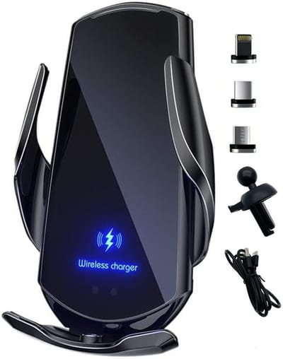 Neue Dawn - Draadloze Oplader Auto - Telefoonhouders auto voor ventilatie rooster Inductief - Voor Samsung S26/S25/S24/S23/S22/S21 reeks - Voor iPhone 17/16/15/14/13/12/11 reeks Android Autolader houder Telefoon Auto