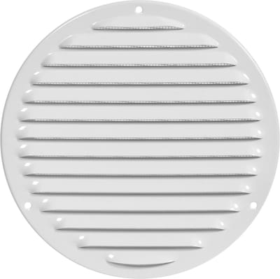 Paneir Airdesigns- metaal - omgezette rand - opbouw - aanvoer & afvoer / net - wit