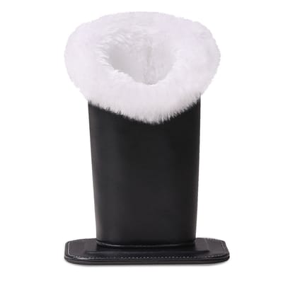 Dailygoods- Brillenhouder Modern - Fluwelen Brillenkoker - Magnetisch PU-leer - Krasbestendig - Stofdicht - Perfect voor Zonnebril