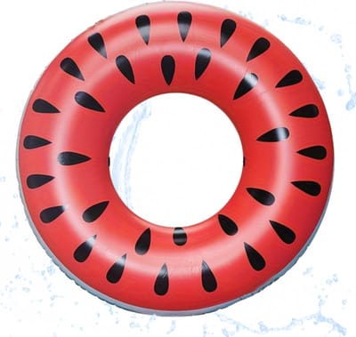 Livano Opblaas Watermeloen - Zomerspeelgoed - Waterspeelgoed - Strandspeelgoed - Zwembad - Zwemmen - Zomer - Speelgoed - 50cm