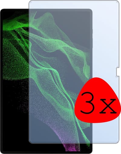 Screenprotector - 3 Stuks Geschikt voor Samsung Galaxy Tab S9 Ultra - Extra Sterk - Beschermglas - Gehard Glas - Tempered Glass - Screen Protector