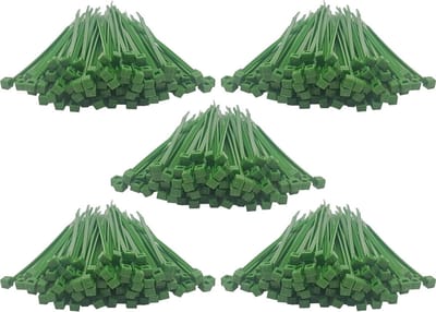 Kabelbinders - Tie Wraps - Organiseren van Kabels - Inclusief Opbergdoos - 100 mm 500 Stuks - Groen