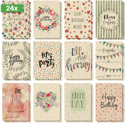 Verjaarsdagskaarten 'Happy Grassy Birthday'
