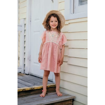 Louise Misha Dress Khalo Sienna Maat: 3M | Jurken Outlet | Unisex | Roze