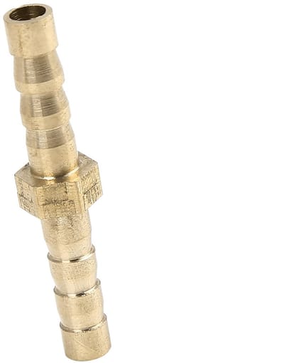 NTH products- Slangaansluiting Gloednieuw - Messing Slangtuit - Rechte Aansluiting - Binnendiameter 4 mm - Buitendiameter 5 mm - Corrosiebestendig - Slangkoppeling