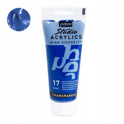 Pebeo Studio Acrylverf 100ml - Ftaalblauw 17
