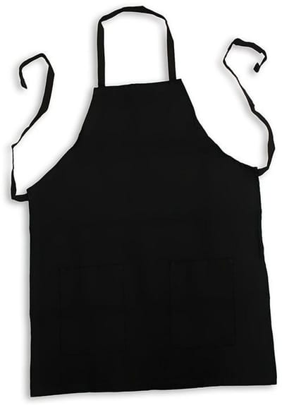 Keukenschort - Schorten - Keuken - Keukentextiel - Barbecue schort - Kookschort - zwart - LOUZIR