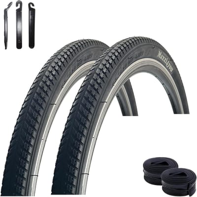 Fietsbanden Set - Banden Binnenbanden - Dagelijks Gebruik - Inclusief Pomp - 47-622 28 Inch - Zwart