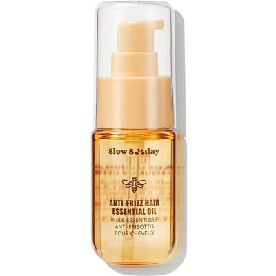 Slow Sunday Anti-Frizz Haar Essentiële Olie, Anti-Frizz, Voedend, Houdt Haar Zacht en Glanzend Booster, Geschikt voor Alle Haartypes, Goede Keuze voor Vakantie, Strand, Reisbenodigdheden, Geschikt voor Zomerse Haarzorg
