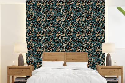 Behang - Fotobehang Panter - Luxe - Patronen - Breedte 220 cm x hoogte 240 cm