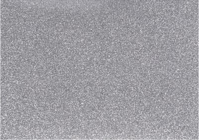Creativ Company Iron-on Foil Glitter Silver A5