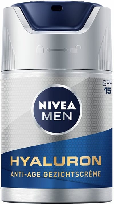 NIVEA Men Anti-Age Hyaluron Gezichtcrème SPF 15 - 6 x 50 ml - Voordeelverpakking