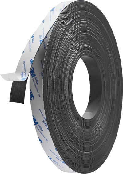 20mm - Zelfklevende Magnetische Tape / Premium Magneetband - 1mm dik - Rol van 30 Meter
