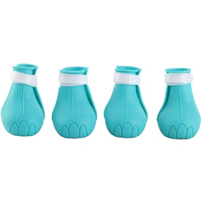 Couvre-pieds pour chat Résistant aux rayures Réglable Bottes en silicone pour chat pour le bain, le rasage, l'administration de médicaments, l'alimentation
