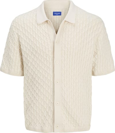 Jack & Jones Gebreide overhemd Effen Gebreide overhemd