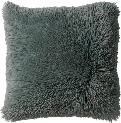 Dutch Decor FLUFFY - sierkussen 60x60 cm - superzacht - XL kussen - Jadeite - groen - Inclusief binnenkussen - Luxe kussens voor woonkamer & bank