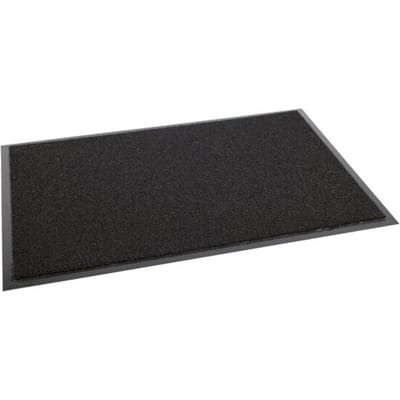 Miltex vuilopvangmat Eazycare Duet, voor binnen, 900 x 600 mm, polyamide, verkeerszwart