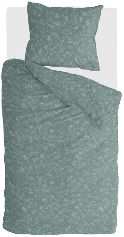 Byrklund Dekbedovertrek Vedor - 140x220 - 80% Polyester / 20% Katoen - Antraciet